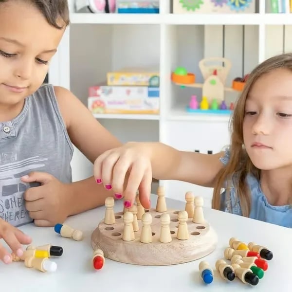 Wooden Memory Match Stick Chess™