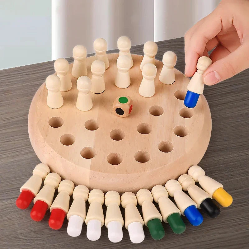 Wooden Memory Match Stick Chess™