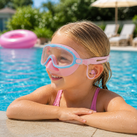 SplashBuddy™ – svømmebriller til børn med ørebeskyttelse