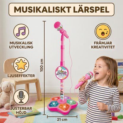 Mikrofon med stativ för barn
