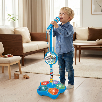 Mikrofon med stativ för barn